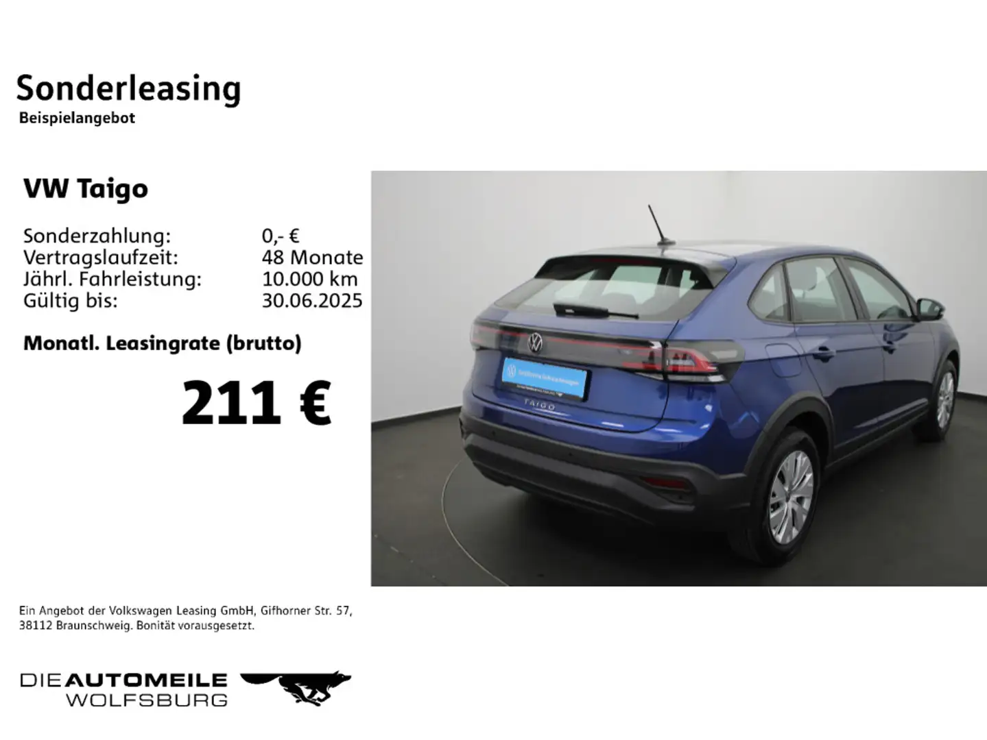 Volkswagen Taigo 1.0 TSI LED Blau - 2