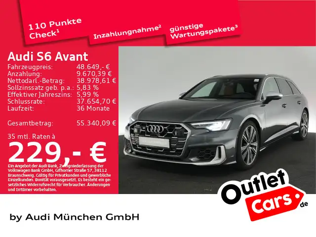 Audi S6 TDI tiptr. Individual/B&O/Navi+