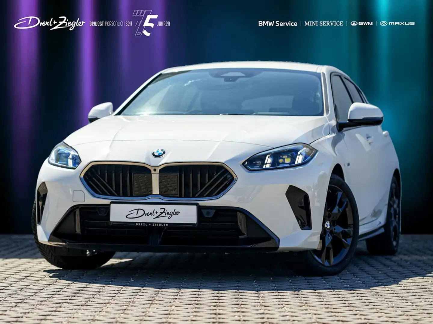 BMW 120 M-Sport ACC HeadUp H&K eSitze eKla KoZg 360° Blanco - 1