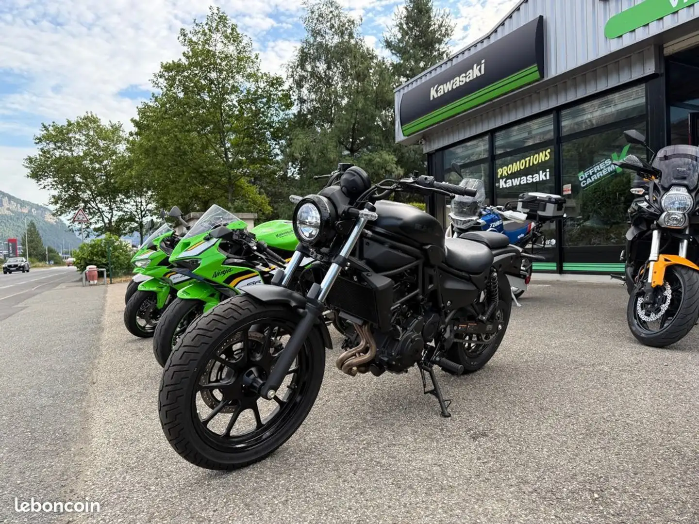 Kawasaki Eliminator 500 Noir - 1