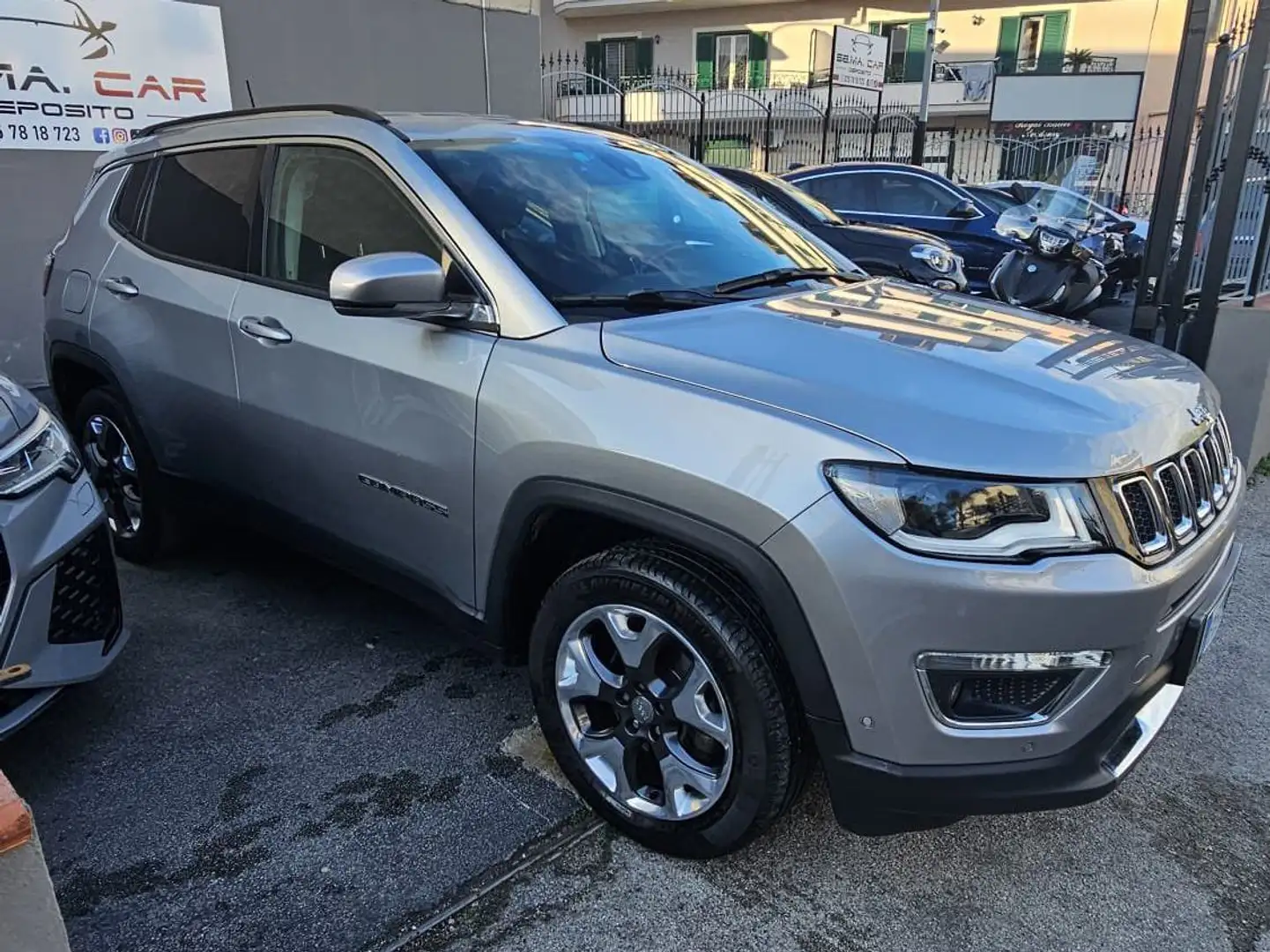 Jeep Compass Compass 2.0 mjt Limited 4wd 140cv auto my19 Argento - 2
