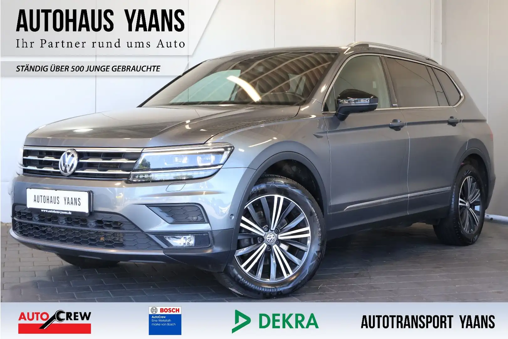 Volkswagen Tiguan Allspace Tiguan Allsp. 2.0 TDI United HUD+AID+PANO+AHK Grau - 1