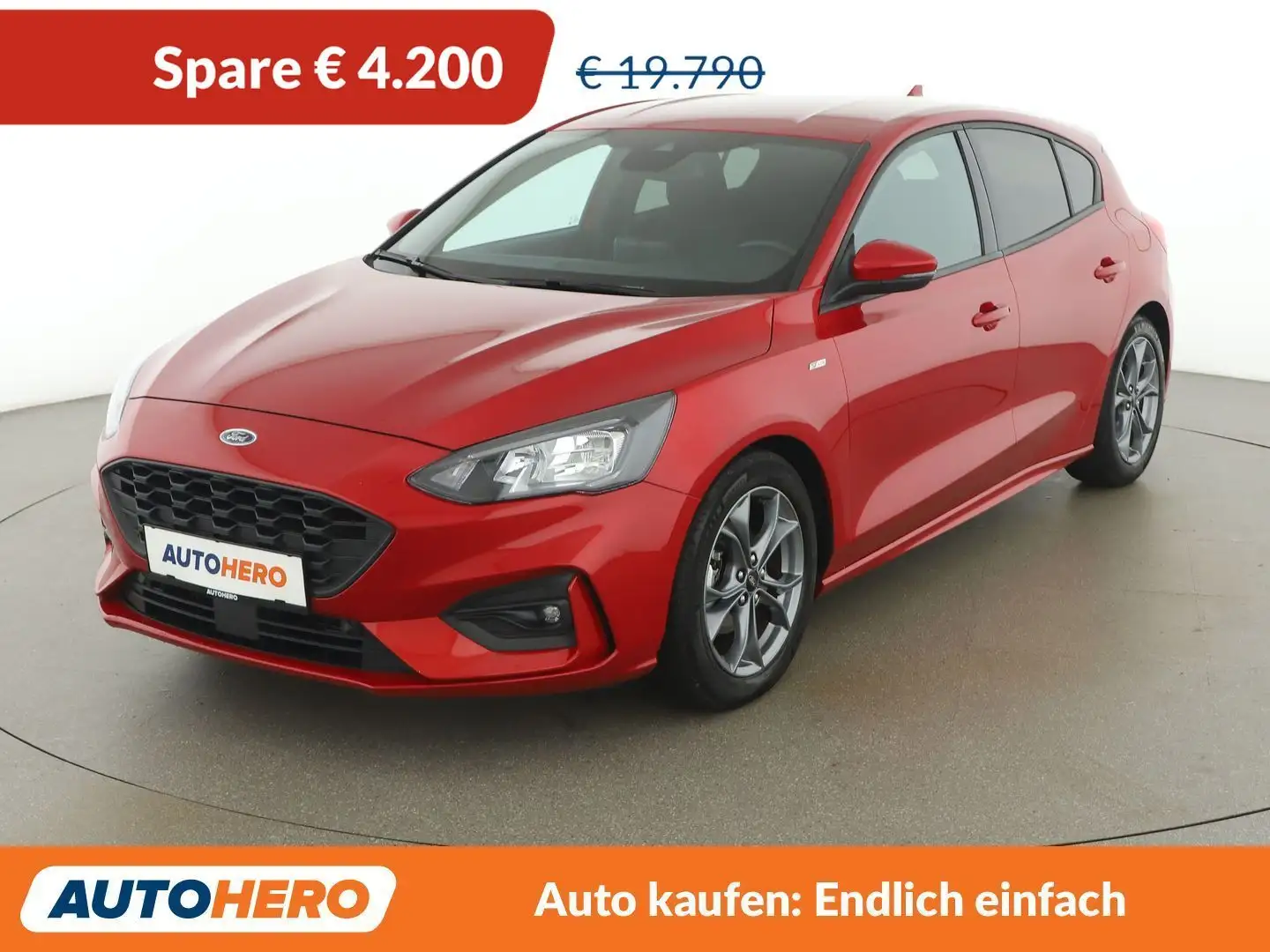 Ford Focus 1.0 EcoBoost Mild-Hybrid ST-Line Rot - 1