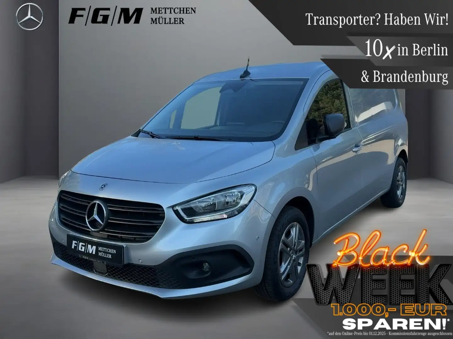 Mercedes-Benz Citan Kasten 112 CDI PRO KeylessGo/Navi/Totwinkel Silber - 1