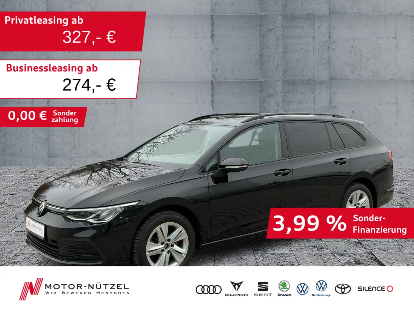 Volkswagen Golf Variant Golf VIII Variant 2.0 TDI DSG LIFE 5JG+LED+ACC Schwarz - 1