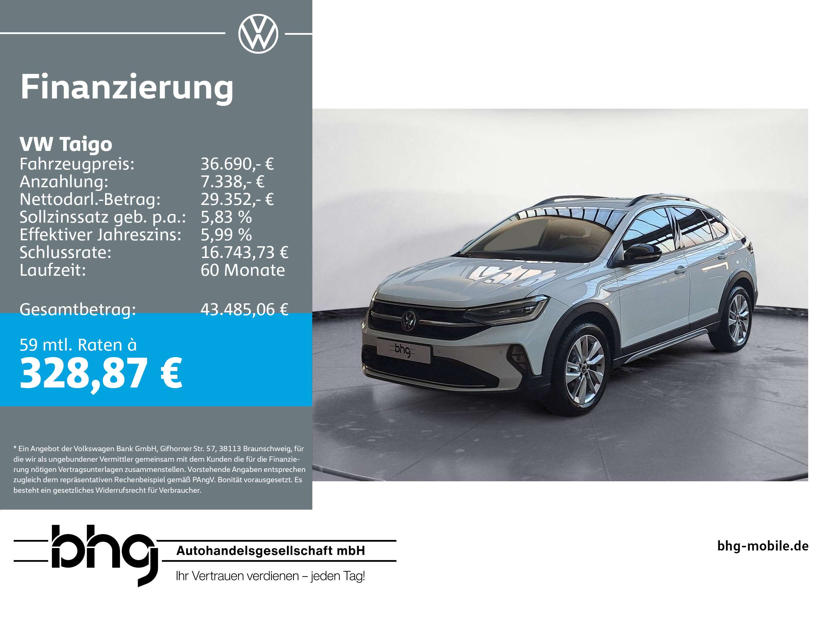 Brugt Volkswagen Taigo 1.0