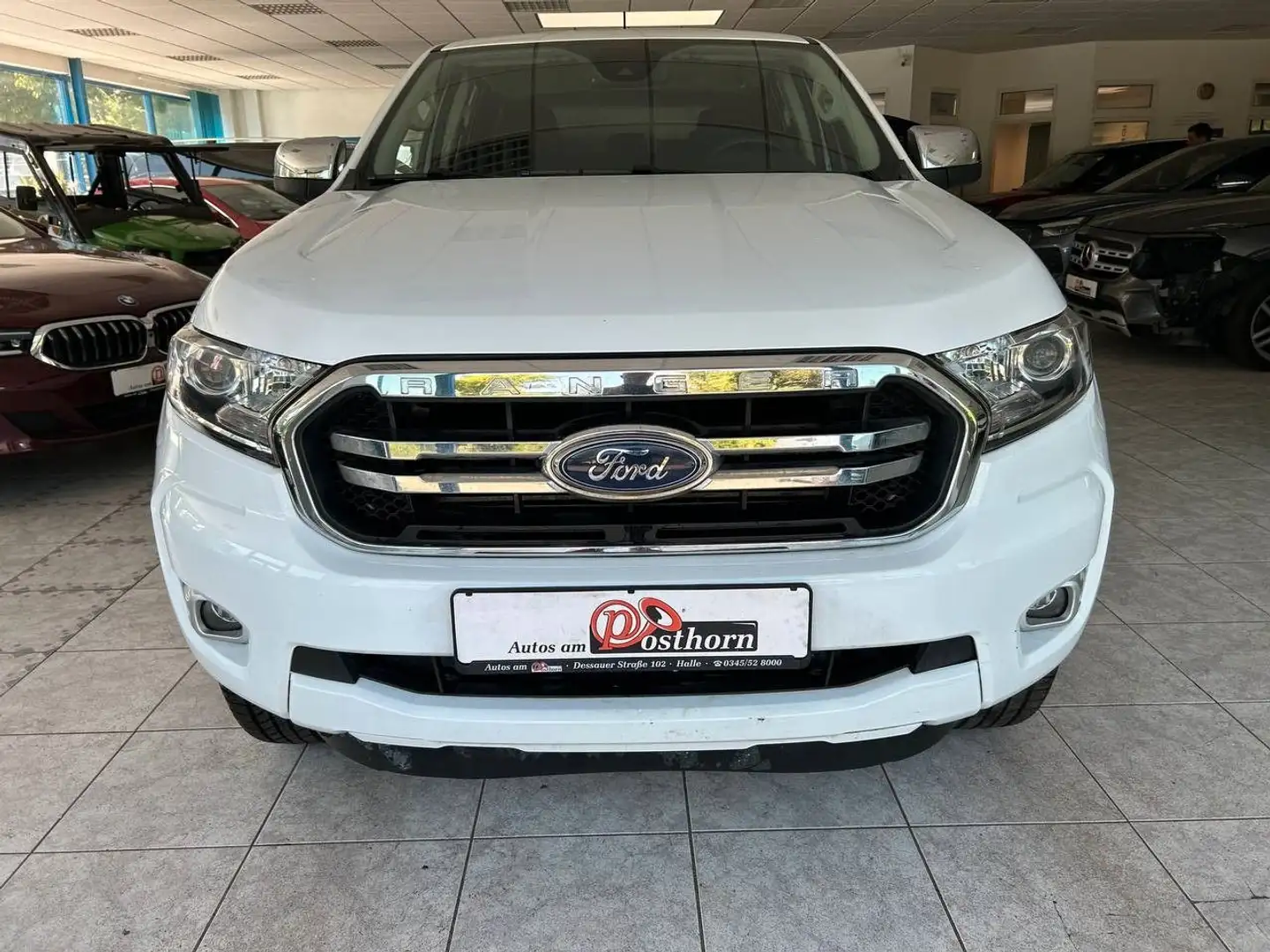Ford Ranger XLT DOKA 4x4 Klima Navi Smartlink AHK Wit - 2