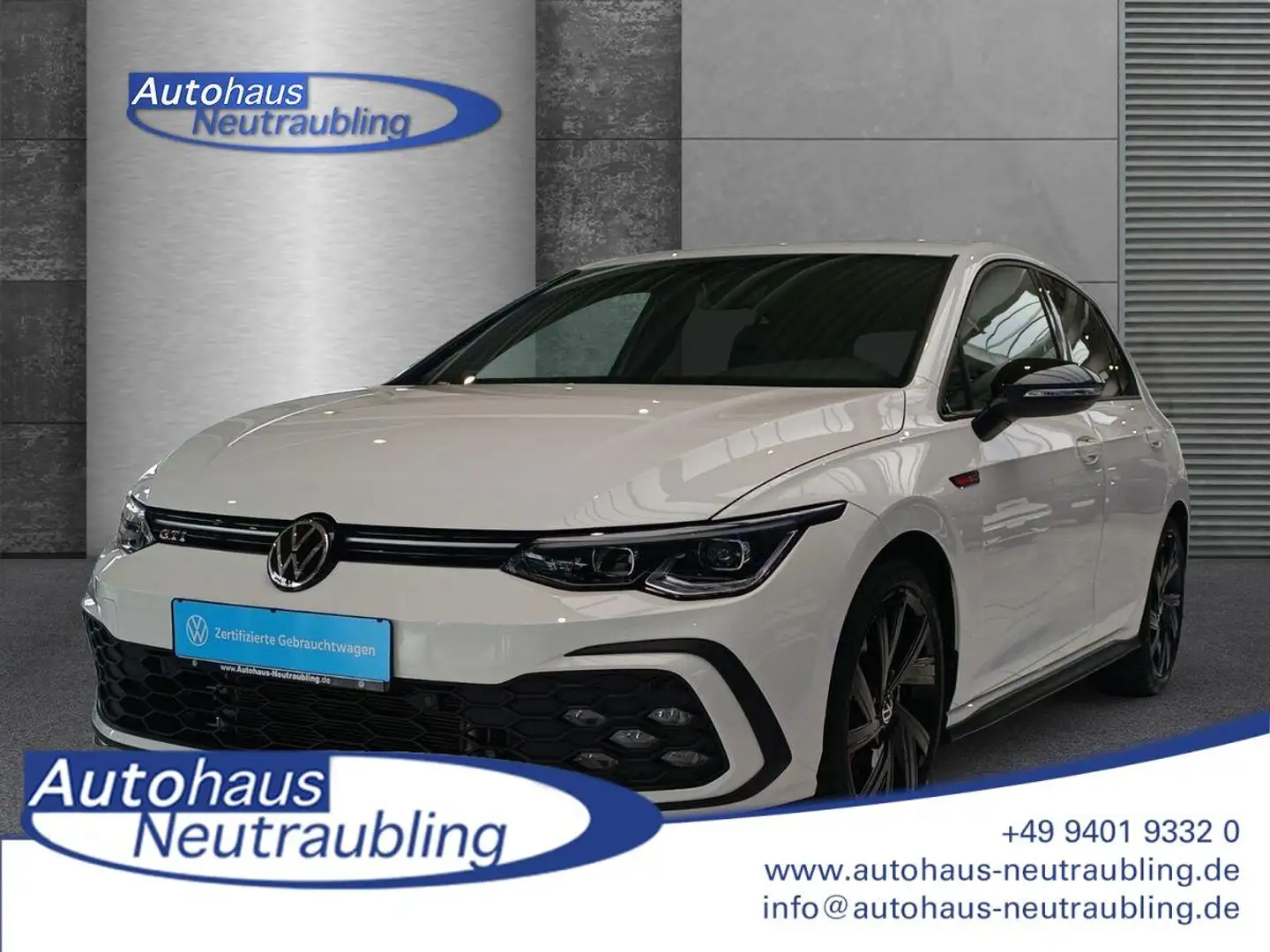 Volkswagen Golf 8 2.0 TSI "GTI" 245 PS DSG +NAVI+REARVIEW+SHZ+ACC+ Weiß - 1
