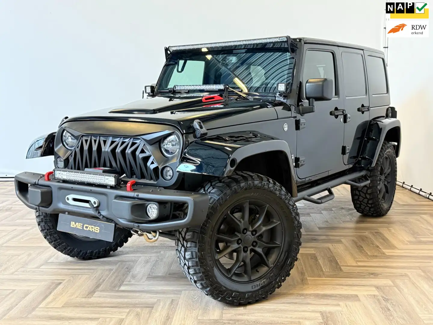 Jeep Wrangler 2.8 CRD Rubicon|GRIJSKENTEKEN|VRDASH|VOL! Zwart - 1