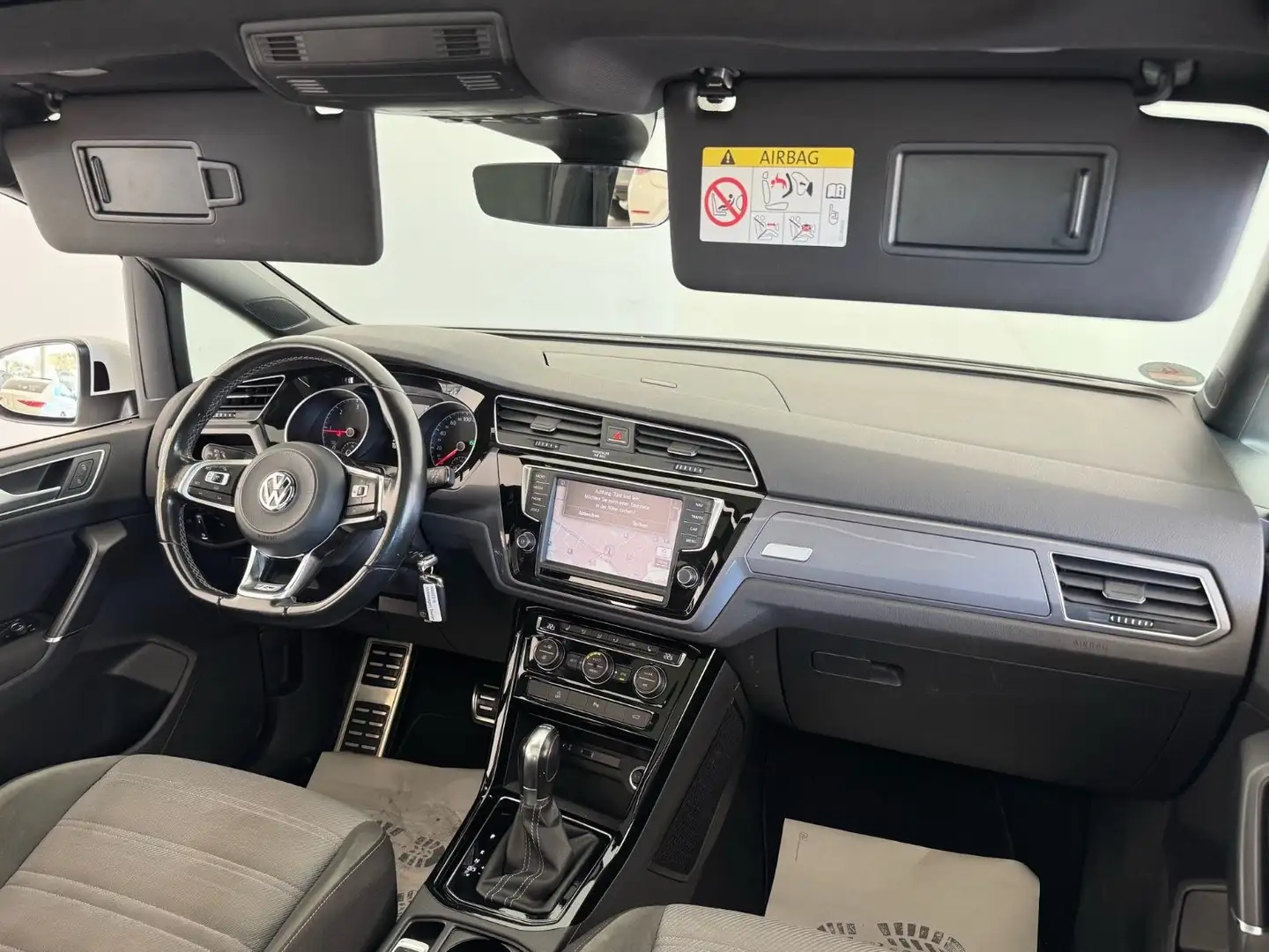 Volkswagen Touran 2.0 TDI BMT Highline R-Line 7-Sitzer|PANO Blanc - 2