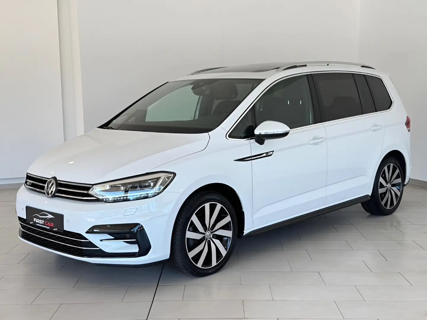 Volkswagen Touran 2.0 TDI BMT Highline R-Line 7-Sitzer|PANO Blanc - 1