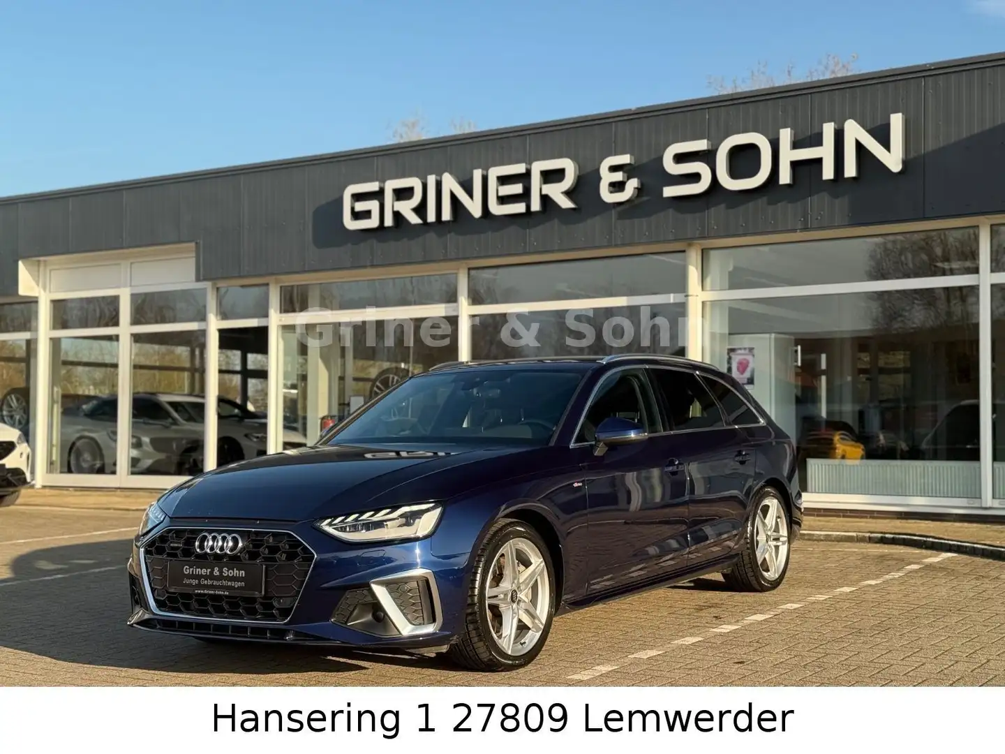 Audi A4 Avant 40 TDI Quattro. S Line,Matrix,R-Kam,ACC Blau - 1
