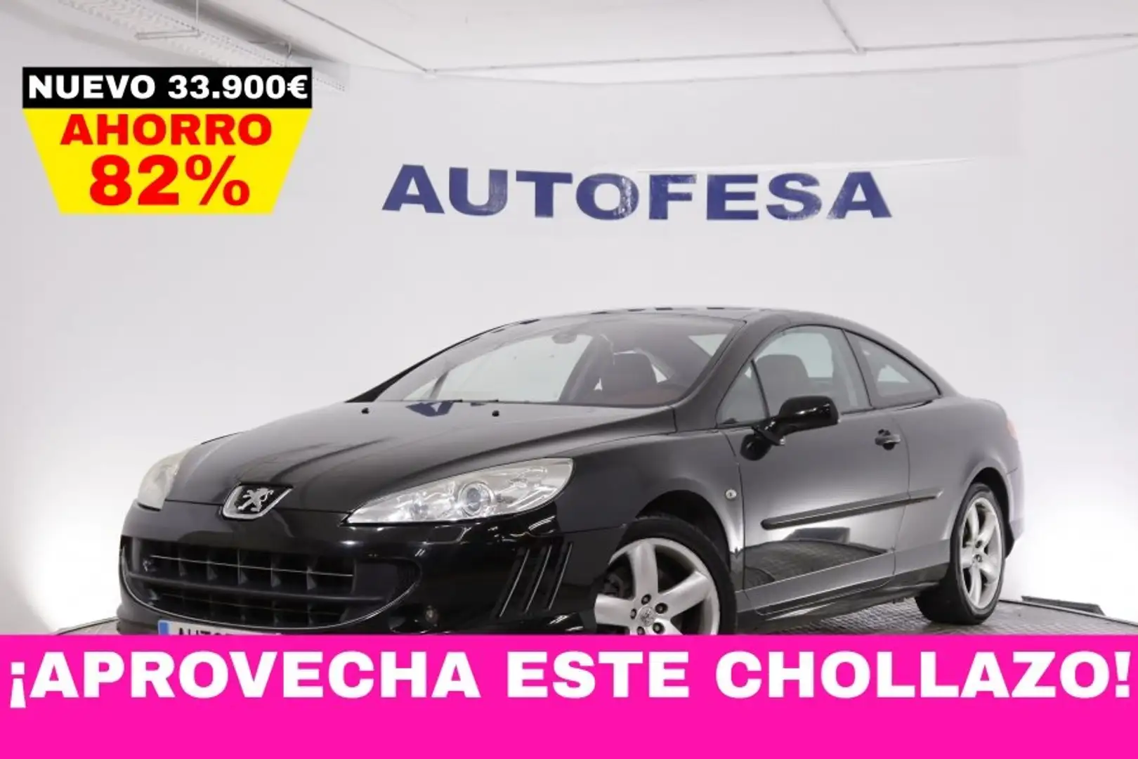 Peugeot 407 COUPE 2.0 HDI 16V 136cv FELINE 2P # PARKTRONIC Negro - 1