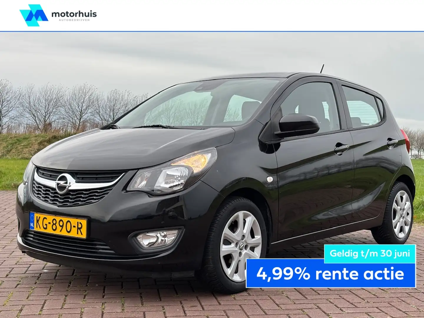 Opel Karl | EDITION | CRUISE CONTROL | AIRCO | 5 ZITS | Negro - 1