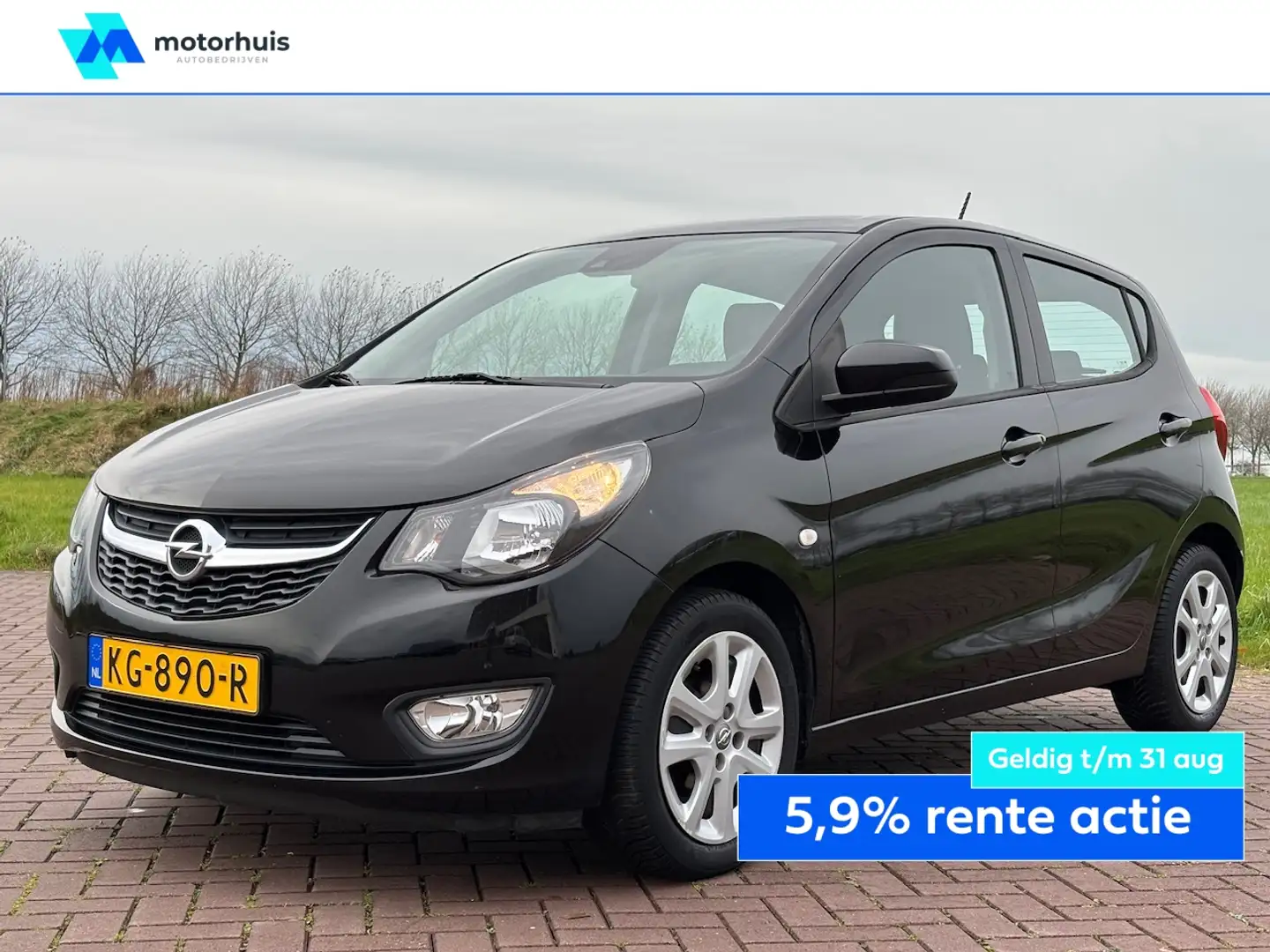 Opel Karl | EDITION | CRUISE CONTROL | AIRCO | 5 ZITS | Zwart - 1