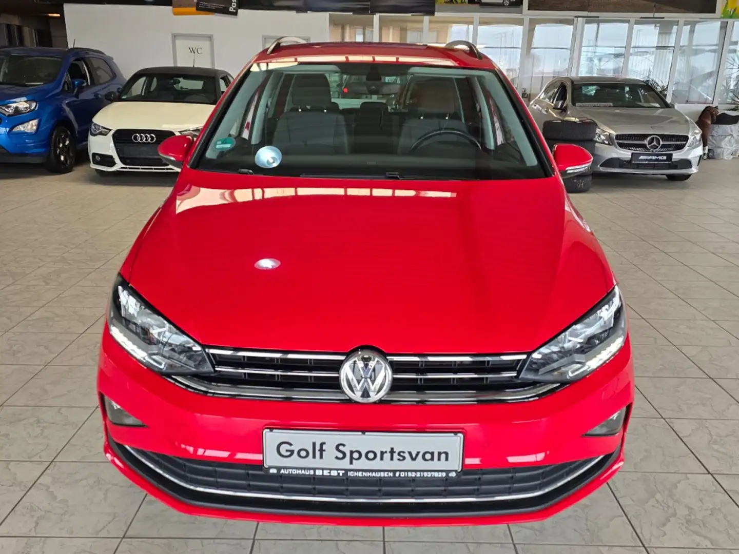 Volkswagen Golf Sportsvan VII Comfortline ACC SHZ RFK ALU Rot - 2