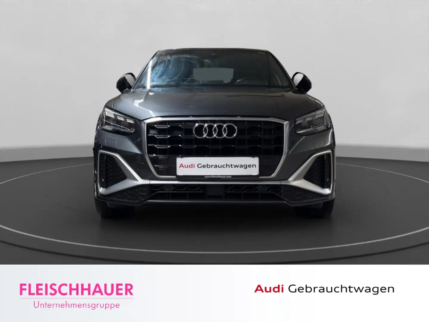 Audi Q2 35 TFSI S line MATRIX+ACC+NAVI+RFK+B&O+DC+PANO+CAR Grau - 2