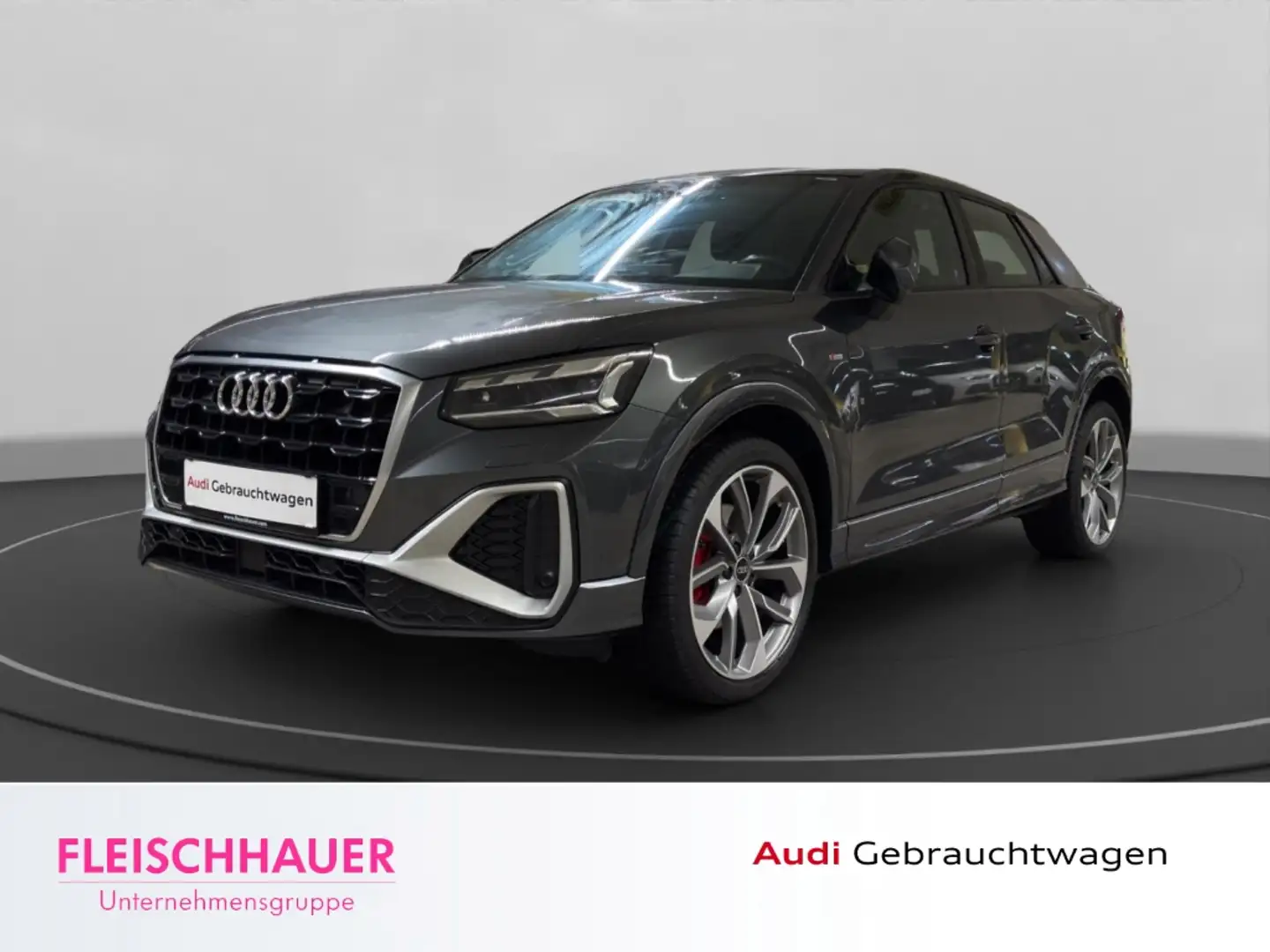 Audi Q2 35 TFSI S line MATRIX+ACC+NAVI+RFK+B&O+DC+PANO+CAR Grau - 1