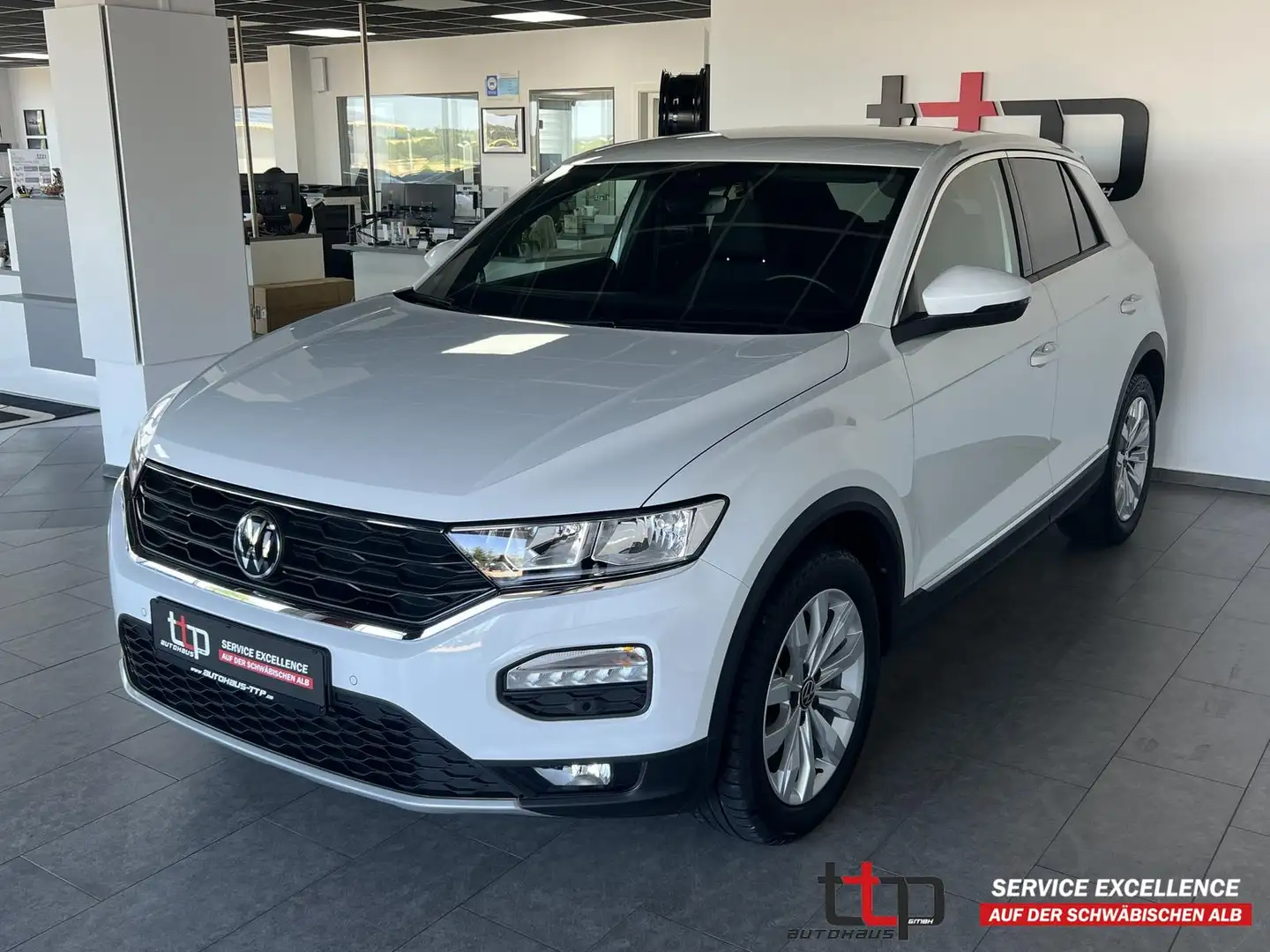 Volkswagen T-Roc 1.5 TSI Sport Navi PDC Sitzheizung Blanc - 1