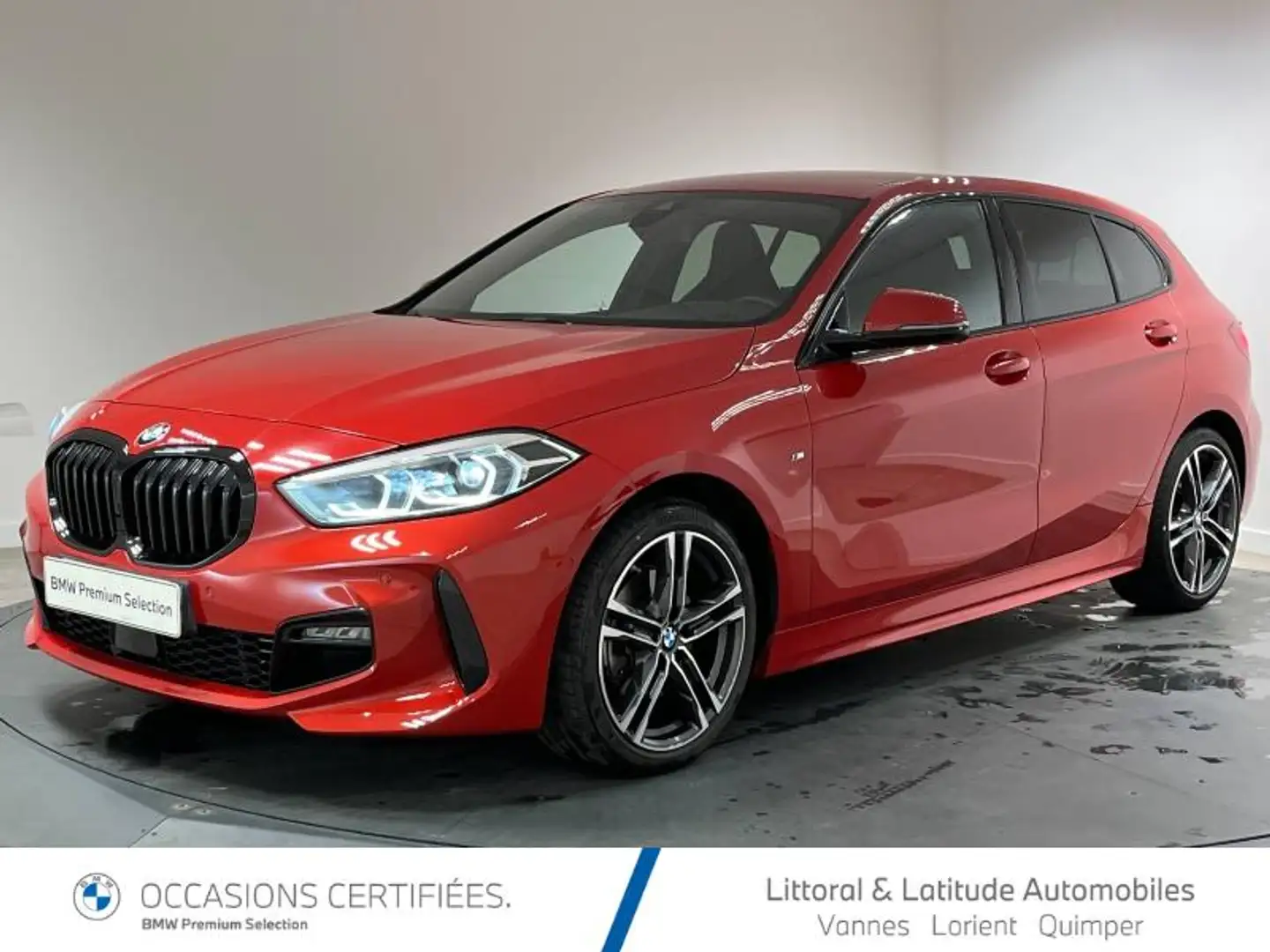 BMW 118 118iA 136ch M Sport DKG7 Rouge - 1