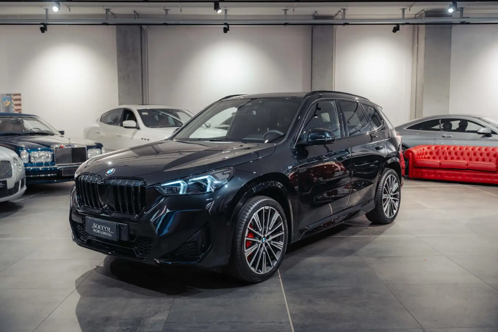 BMW X1 xDrive 23d Msport Pro*TETTO APRIBILE*20"*PELLE* Nero - 1