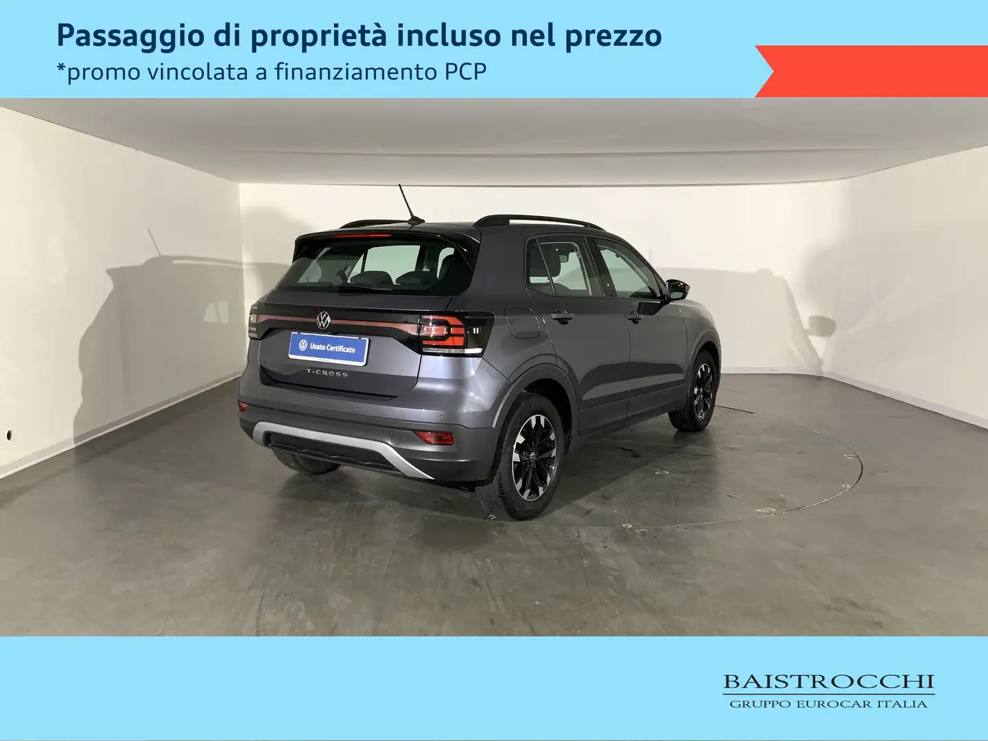 Volkswagen T-Cross 1.0 tsi style 95cv Grigio - 2