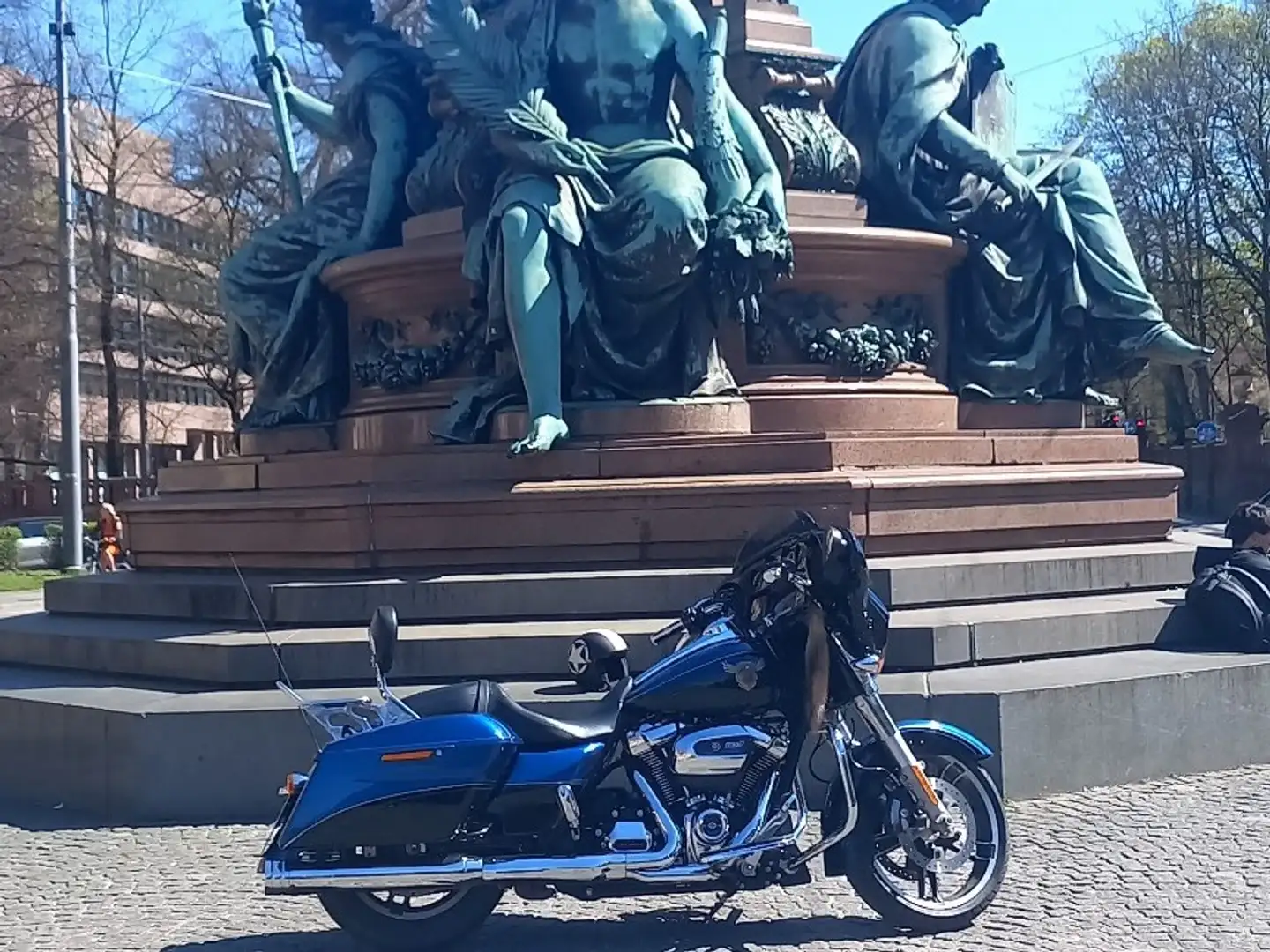 Harley-Davidson Street Glide kesstech auspuff anlage Modrá - 1