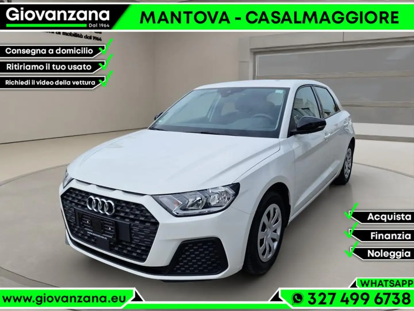 Audi A1 Sportback 25 1.0 tfsi BAFFO NERO Weiß - 1