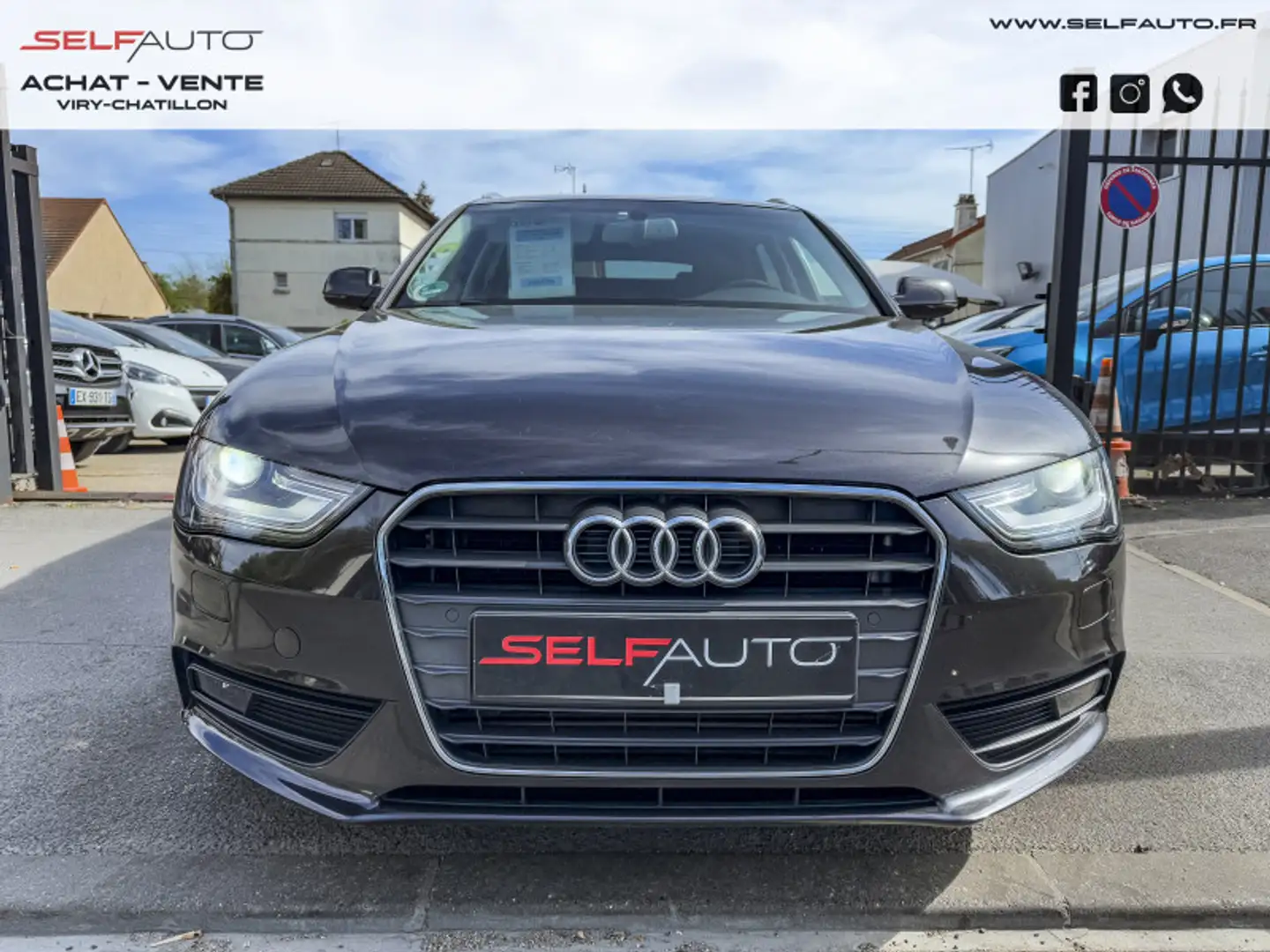 Audi A4 2.0 TDI 143CH DPF AMBITION LUXE Gris - 2