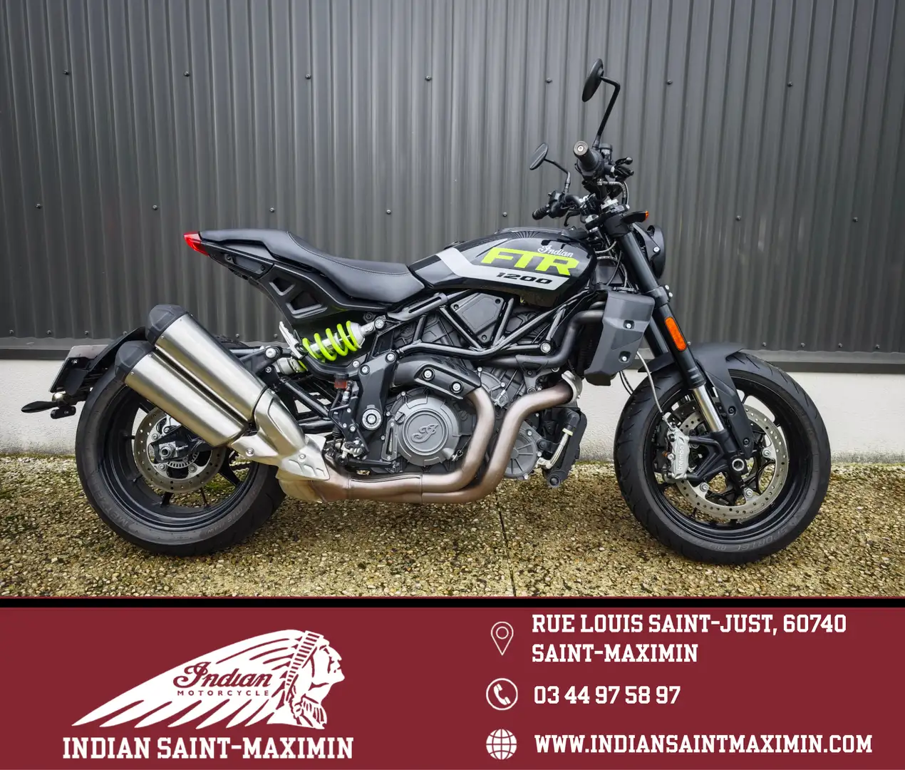 Indian FTR 1200 Fekete - 1
