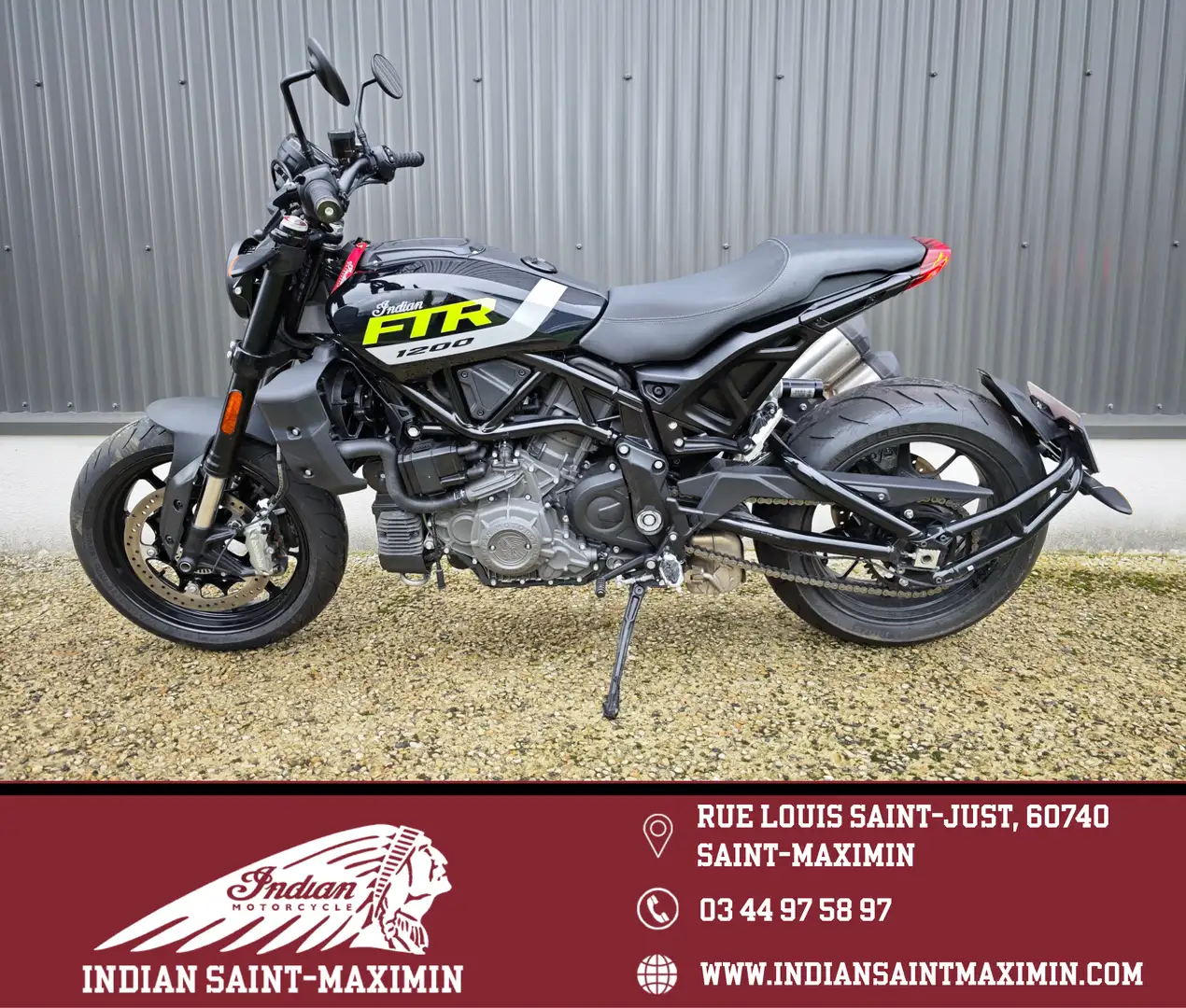 Indian FTR 1200 Fekete - 2