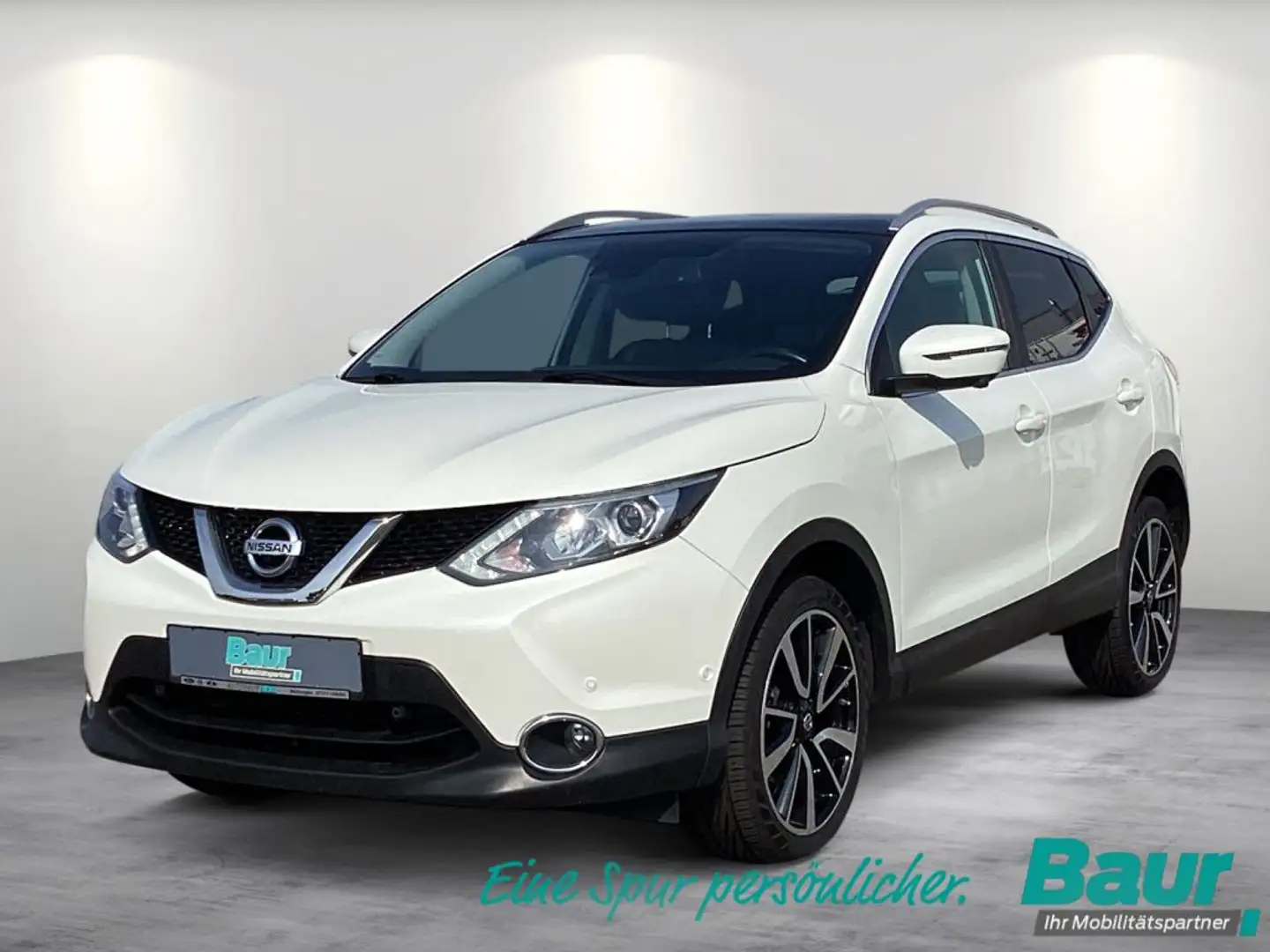 Nissan Qashqai 1.6 DIG-T TEKNA Blanc - 1