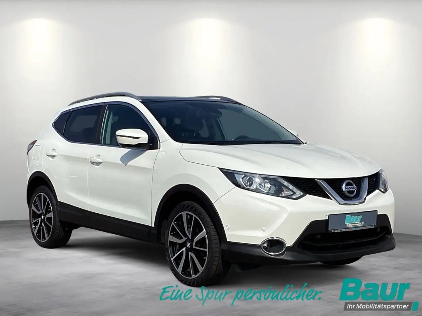 Nissan Qashqai 1.6 DIG-T TEKNA Blanc - 2