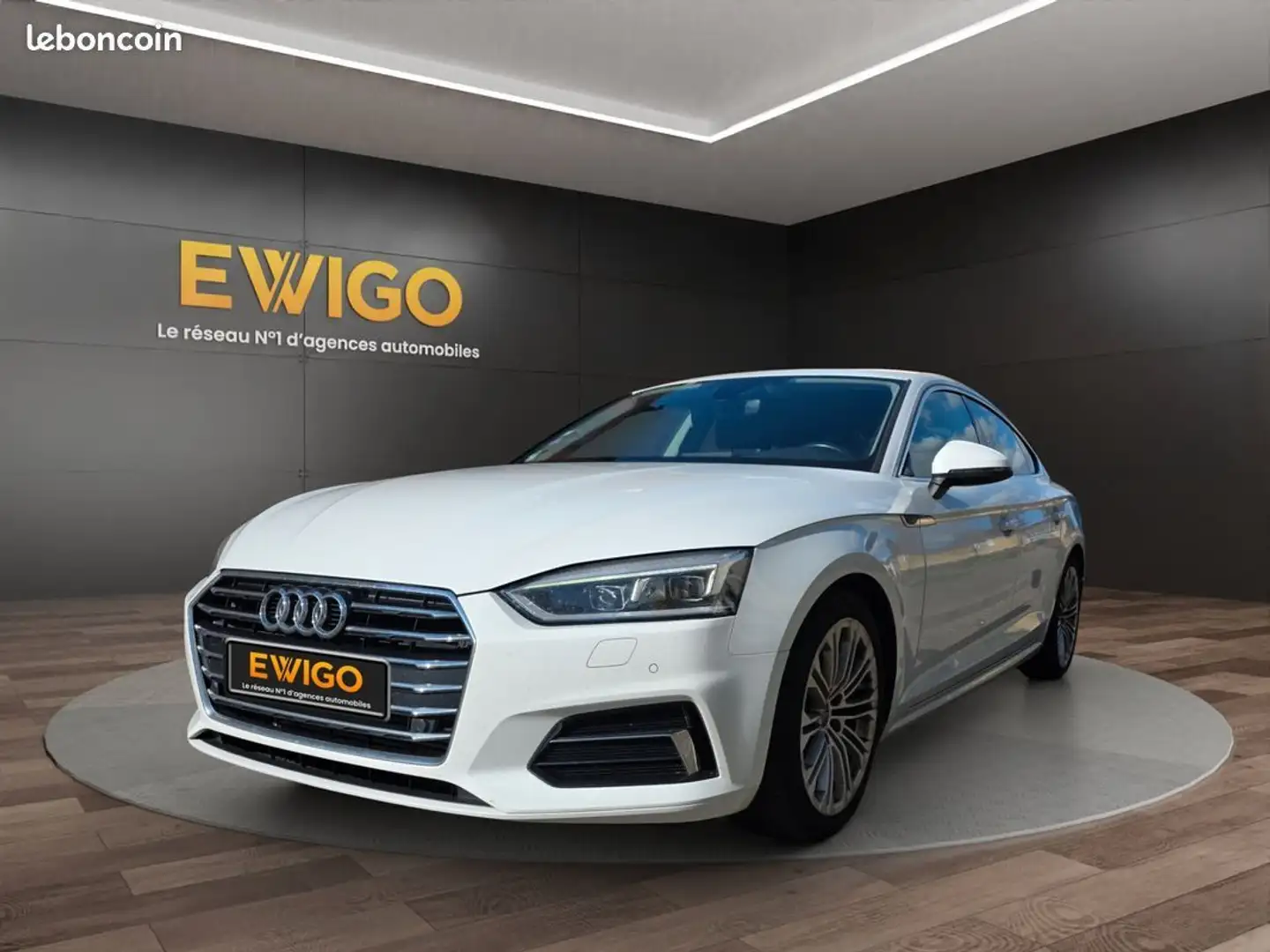 Audi A5 2.0 40 tfsi 190 hybrid mhev design s-tronic bva Blanc - 1