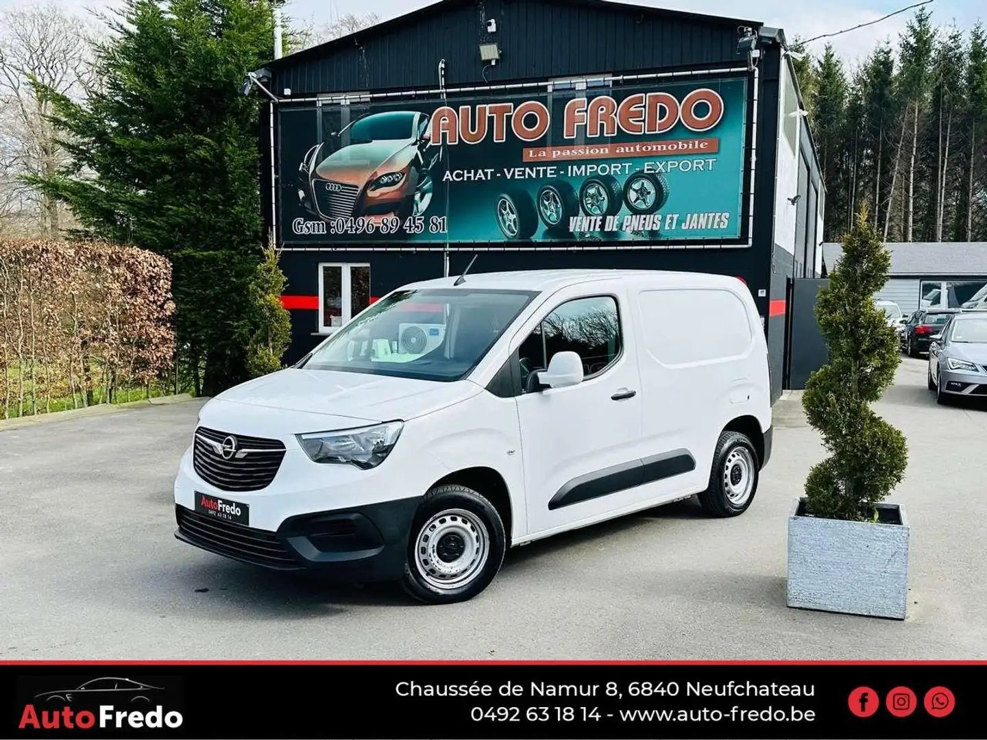 Opel Combo 1.5 * tvac * 3 places * Clim * Dispo */* Wit - 1