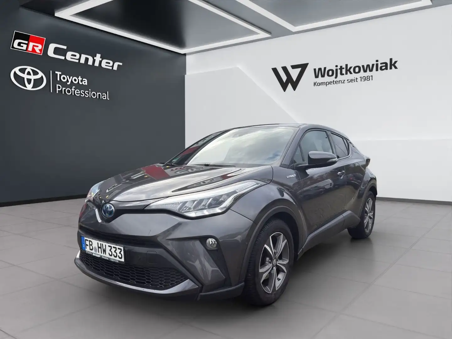 Toyota C-HR 2.0 Hybrid Team Deutschland*LED*KAM*SHZ Grau - 1