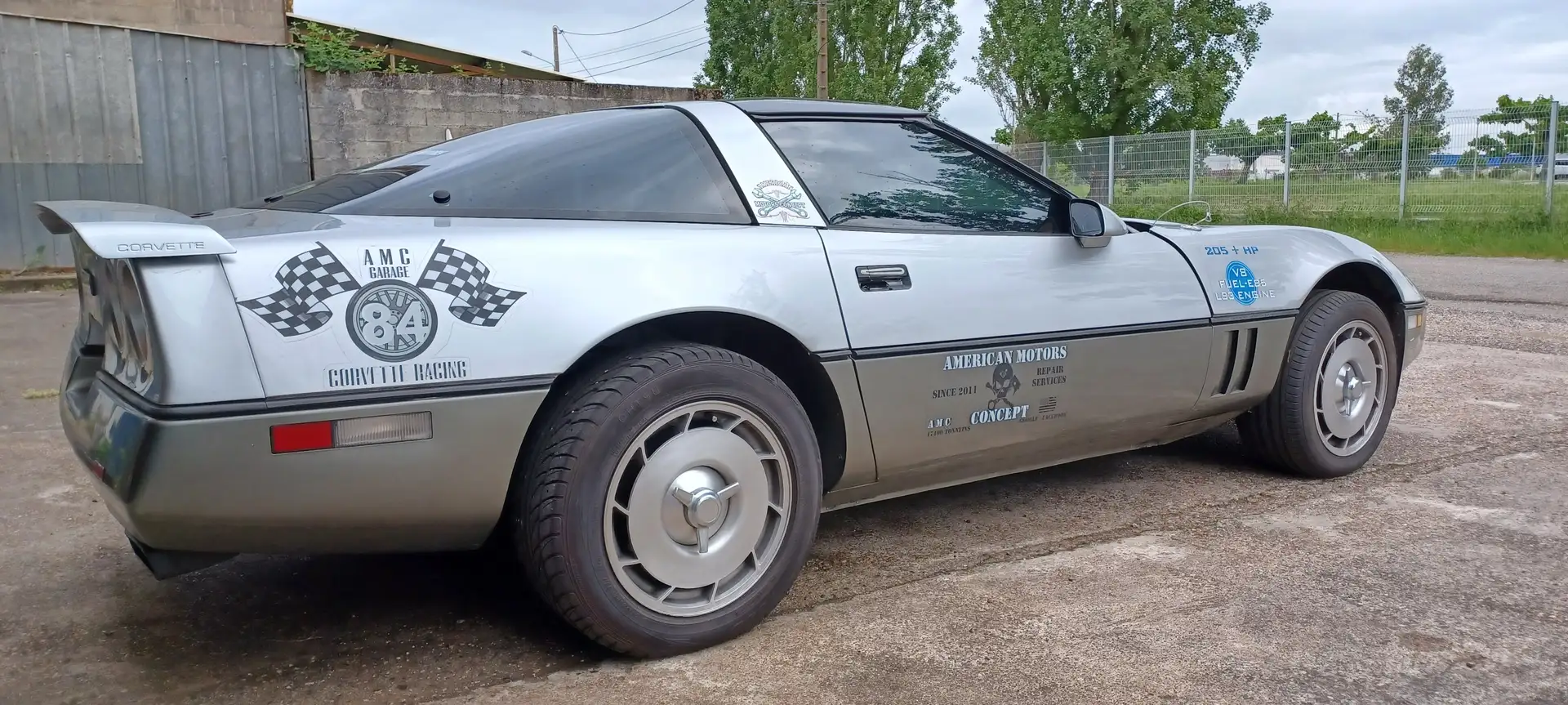 Chevrolet Corvette C4 Plateado - 1