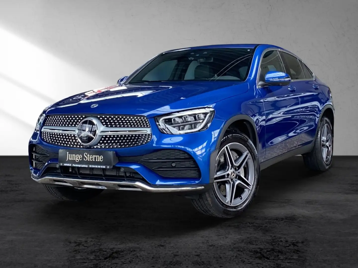 Mercedes-Benz GLC 300 GLC 300 de 4M Coupe AMG Line AHK SHD 360° Distr. Blau - 2
