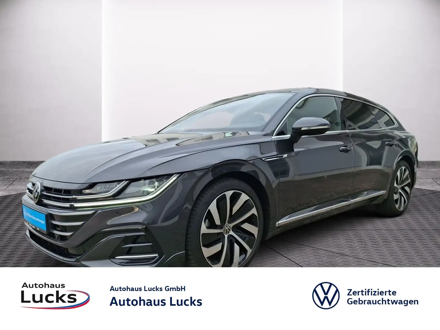 Volkswagen Arteon Shooting Br R-Line 2,0TDI Matrix Sthzg AHK Grau - 1