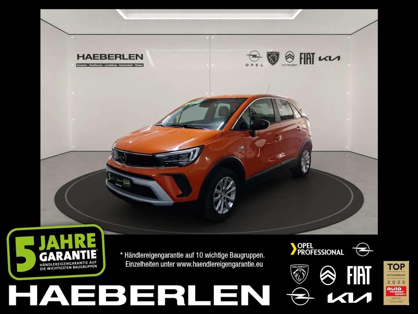 Opel Crossland X 1.2 Turbo Elegance Rückfahrkamera Orange - 1