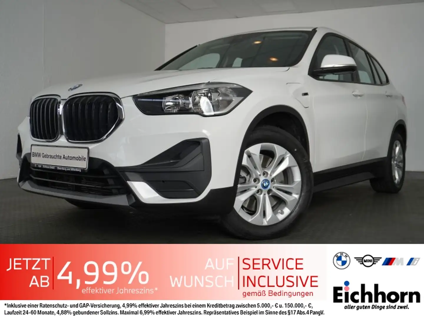 BMW X1 xDrive25e *NAVI.PGSD.ADVANTAGE-PAKET* Weiß - 1