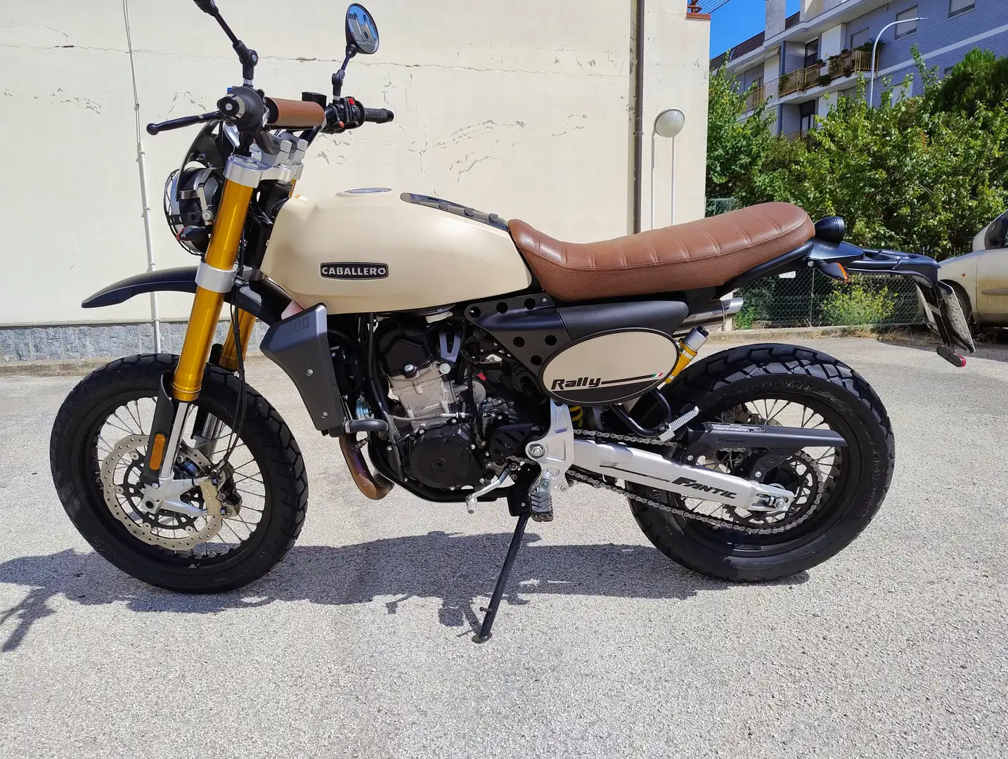 Fantic Caballero 500 RALLY Beżowy - 2