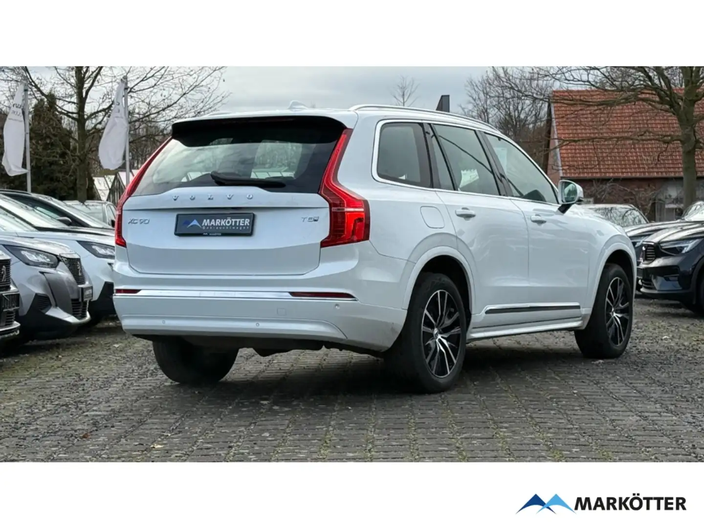 Volvo XC90 T8 AWD Core Recharge 7-Sitzer ACC/BLIS Weiß - 2