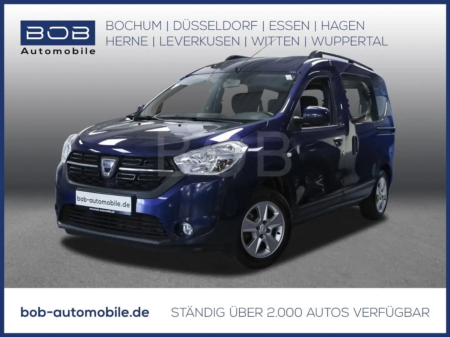 Dacia Dokker Comfort TCe 115 1 Hand NAVI KLIMA TEMPOMAT Azul - 1
