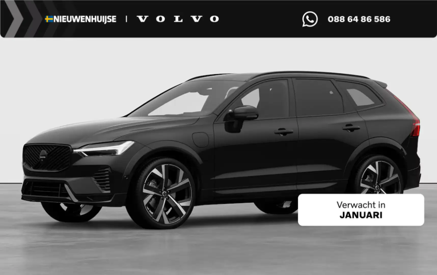 Volvo XC60 2.0 T6 Plug-in hybrid AWD Plus Black Edition | Luc Noir - 1