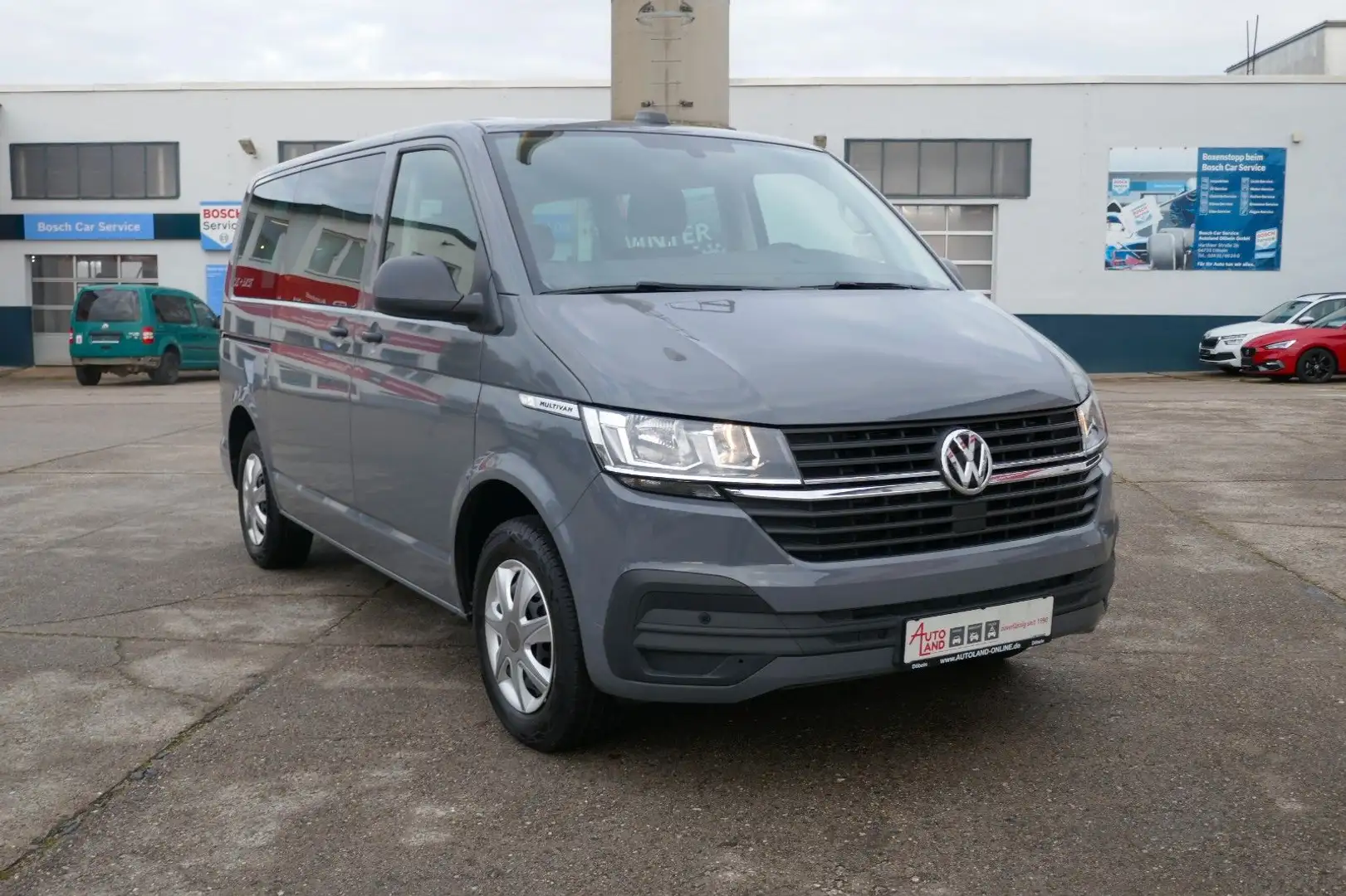Volkswagen T6 Multivan T6.1 Multivan DSG AHZV/Navi/GRA/SHZ Gris - 1