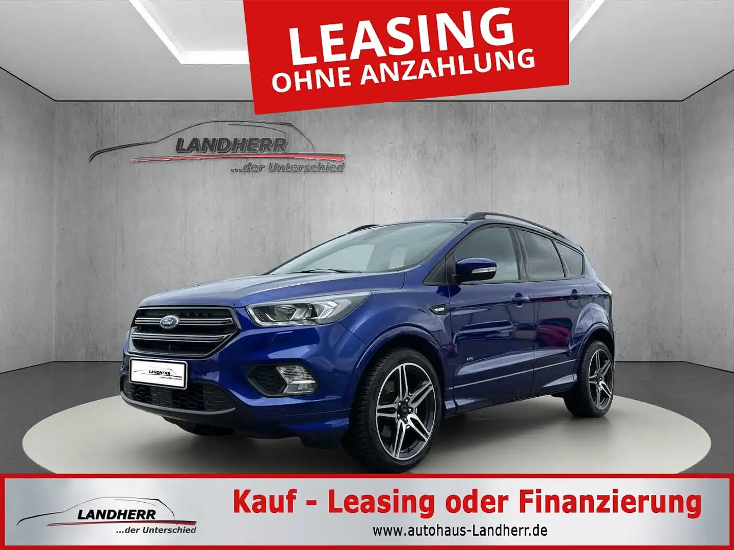 Ford Kuga ST-Line *AHK*elektr. Heckklappe*PDC*ALU* Bleu - 1