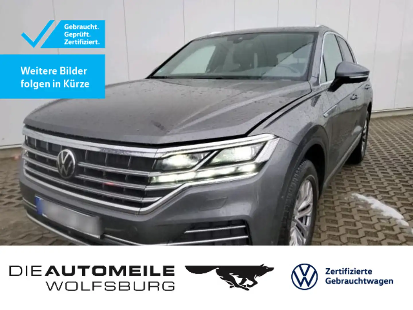 Volkswagen Touareg 3.0 TDI tiptronic Elegance Matrix/ACC Grau - 1