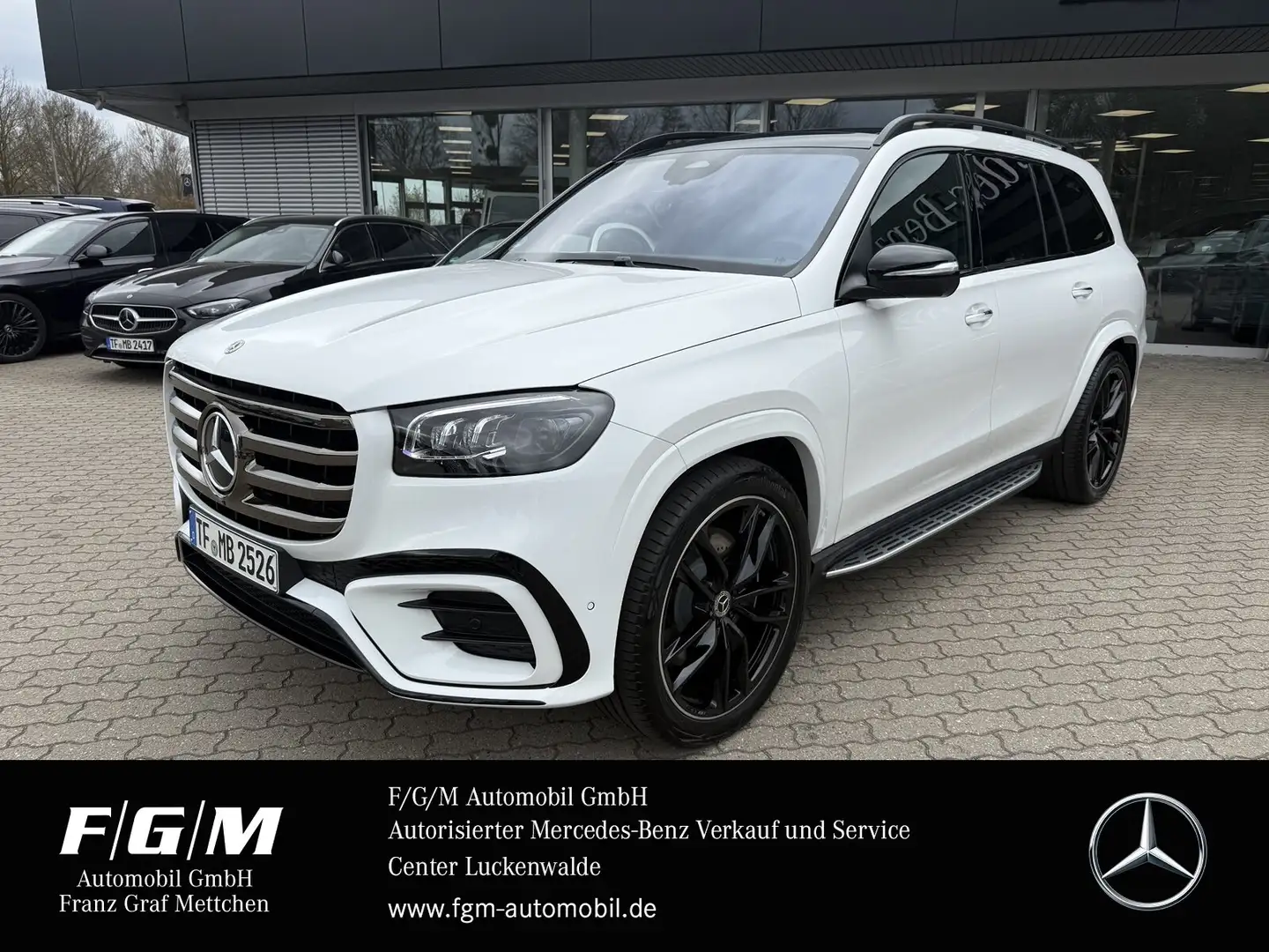 Mercedes-Benz GLS 450 GLS 450 d AMG PLUS/Pano/Night/Standhzg/AHK/HUD LED Blanc - 1