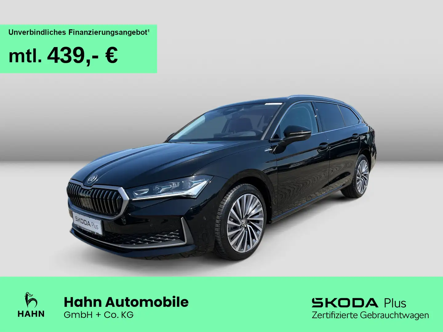 Skoda Superb Combi L&K 1.5TSI Matrix Pano AHK ACC Navi Zwart - 1